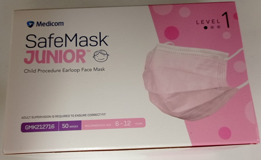 Medicom Junior Face Mask 50 Pieces