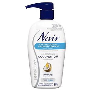 NAIR REMOVAL SHOWE CREAM COME COCONUT OIL 357G