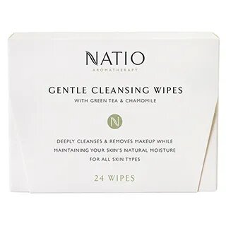 Natio Gentle Cleansing Wipes 24 ผ้าเช็ดทำความสะอาด