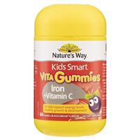 Nature's Way Kid Smart Vita Gummies Iron + Vitamin C  60 Pastilles