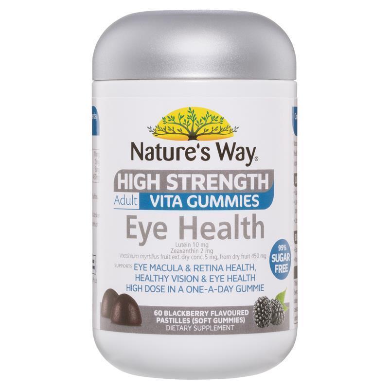 Nature's Way High Strength Adult Vita Gummies Eye Health 60 Pastilles