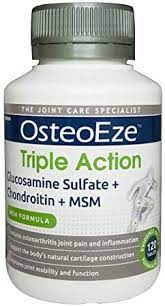 OsteoEze 三效氨基葡萄糖硫酸盐 + 软骨素 + MSM 120 片剂