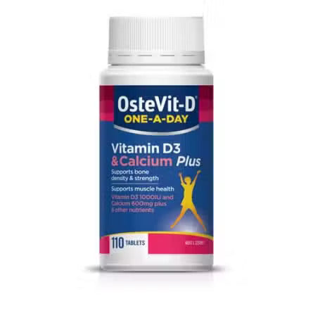 OsteVit-D One A Day Vitamin D3 & Calcium Plus 110 Tablets