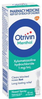 Otrivin Menthol Nasal Spray 10ml