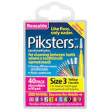 Piksters Interdental Yellow ที่จับขนาด 3 แปรง 40 แพ็ค