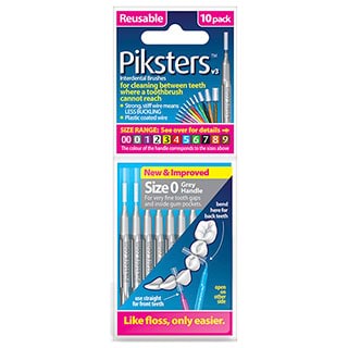 Piksters Interdental Gray手柄尺寸0刷10包