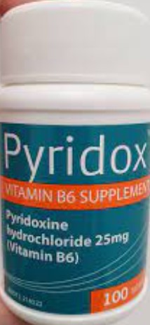 Pyridox Vitamin B6 เสริม 100 เม็ด