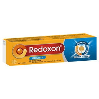 Redoxon Immunity Orange Flavour 15 Tablets