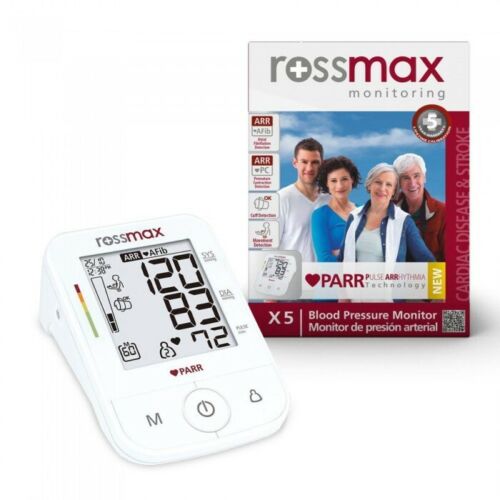 Rossmax X5 Parr血壓顯示AFIB PC ARR藍牙 +電池