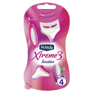 schick xtreme3 ​​มีดโกน 4 มีดโกน