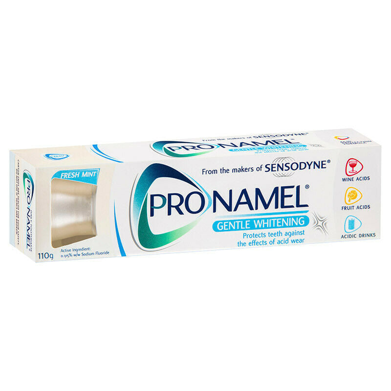 Sensodyne pronamel ยาสีฟันสีขาวอ่อนโยน 110g