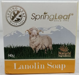 Spring Leaf Lanolin Soap 80g