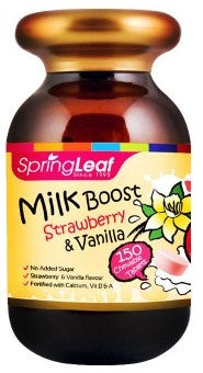 Spring Leaf Milk Boost Strawberry & Vanilla 150 Tablets