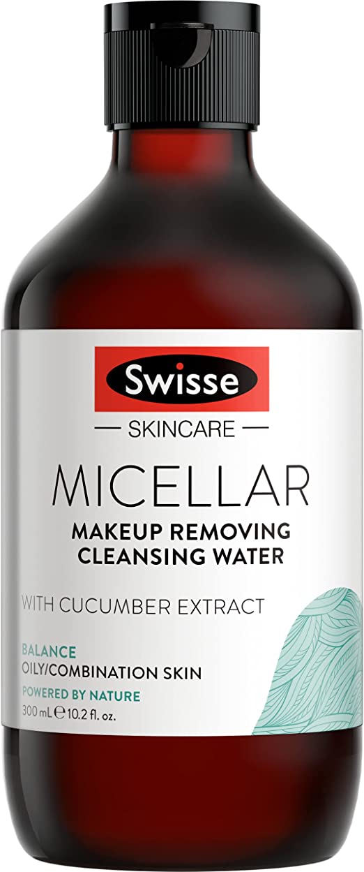 Swisse Skincare Micellar Makeup ลบการทำความสะอาดน้ำ 300ml