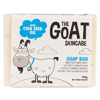 The Goat Skincare Soap Bar, Chia Seed Oil, 100g