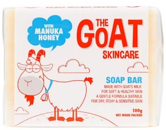 The Goat Skincare Soap Bar, Manuka Honey, 100g