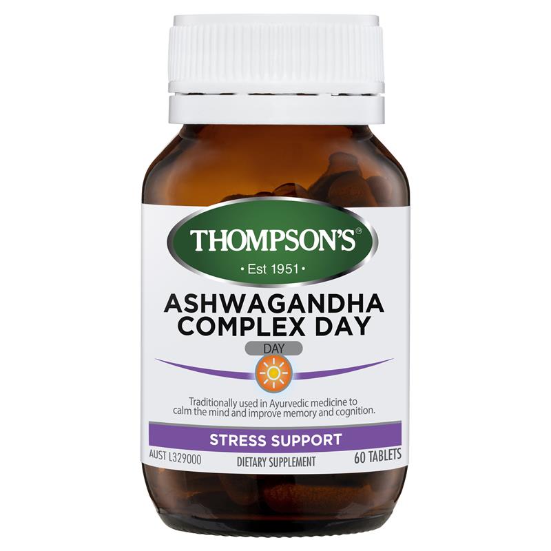 Ashwaganda Complex ของ Thompson วันที่ 60 เม็ด