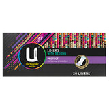 U by Kotex Protect Liners with Designs 30 Liners