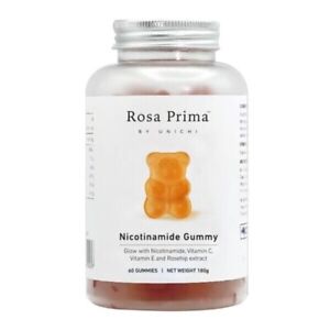 Unichi Rosa Prima Nicotinamide Gummy Rosehip รสชาติ 60 Gummies