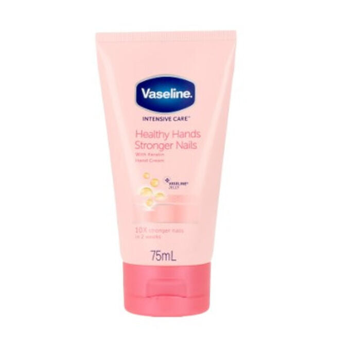 Vaseline Intensive Care Healthy Hands แข็งแกร่งขึ้นตะปู 75 มล.