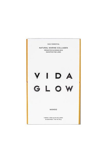 Vida Glow Natural Marine Collagen Sachets Mango 30 Servings